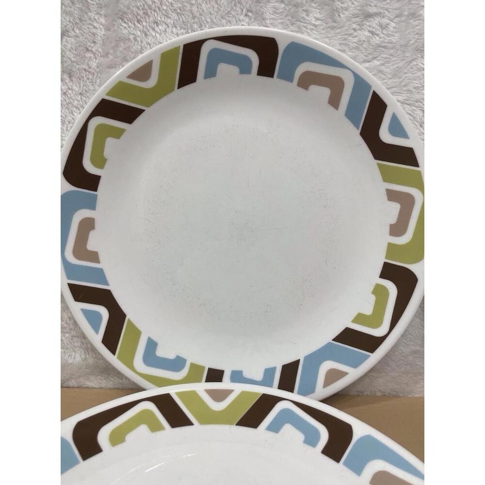Corelle Vitrelle 10" Dinner Plates Made in USA 6 Pc Set
